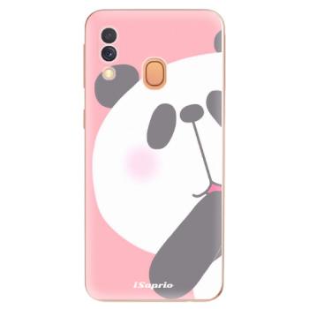 Odolné silikonové pouzdro iSaprio - Panda 01 - Samsung Galaxy A40