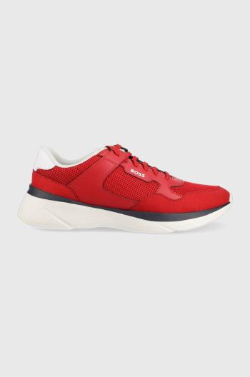 Sneakers boty BOSS Dean Runn červená barva