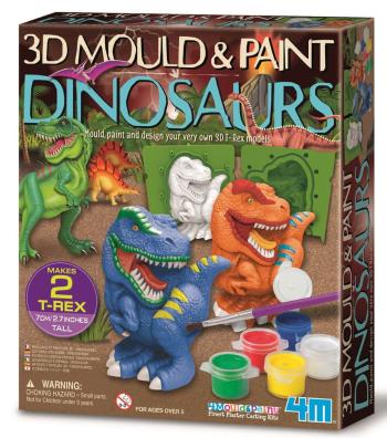 Mac Toys Výroba a malování - 3D dinosauři