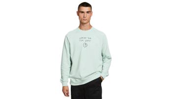 Dedicated Sweatshirt Malmoe Local Planet Mint zelené 18337