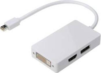 Universální adaptér Mini-DisplayPort ⇒ DisplayPort/DVI/HDMI, 20 cm