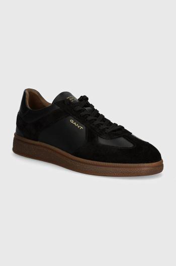 Kožené sneakers boty Gant Cuzmo černá barva, 29631640 G00