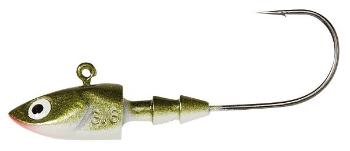 Berkley jiggová hlava jig deep olive/pearl 3 ks 3/0-14g