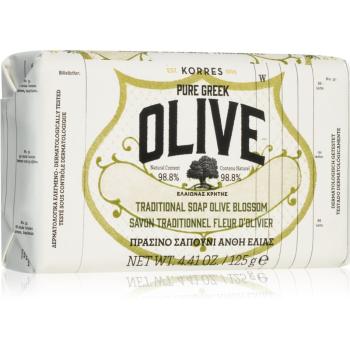 Korres Pure Greek Olive & Olive Blossom čisticí tuhé mýdlo 125 g