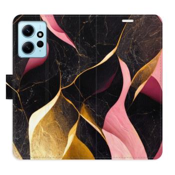 Flipové pouzdro iSaprio - Gold Pink Marble 02 - Xiaomi Redmi Note 12 5G