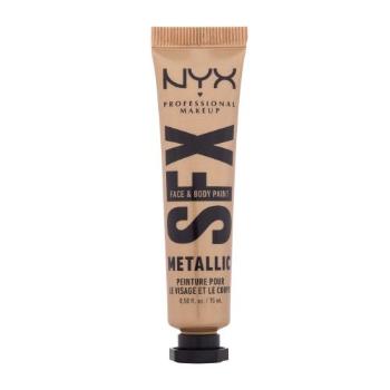 NYX Professional Makeup SFX Face And Body Paint Metallic 15 ml make-up pro ženy 05 Gold Dusk na všechny typy pleti