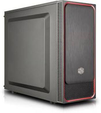 PC skříň midi tower Cooler Master MasterBox E500L, černá, červená