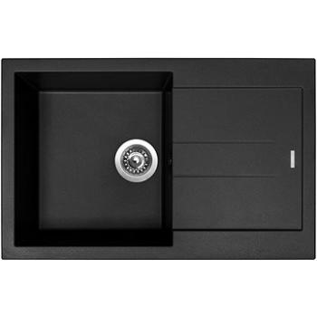 SINKS AMANDA 780 Pureblack+VITALIA GR (AM78026VIGR26)