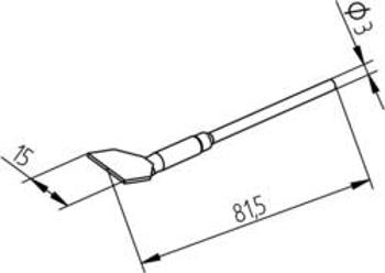 Odsávací hrot Ersa 0452FDLF150/SB Velikost hrotů 15 mm, 1 ks