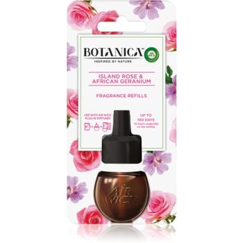 Air Wick Botanica Island Rose & African Geranium náplň do elektrického difuzéru s vůní růží 19 ml