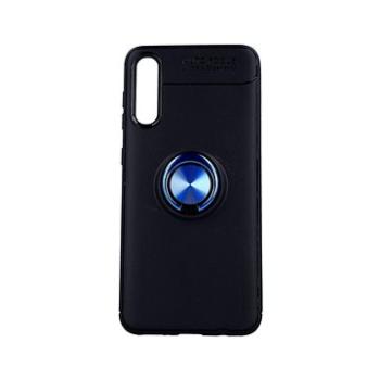 TopQ Samsung A30s silikon černý s modrým prstenem 45942 (Sun-45942)