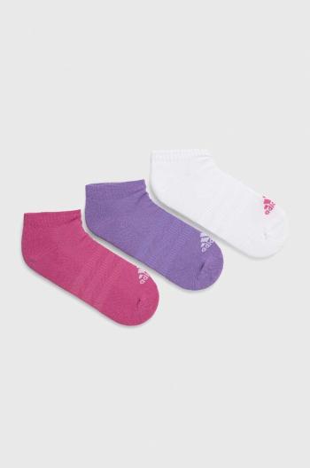 Ponožky adidas Performance 3-pack růžová barva