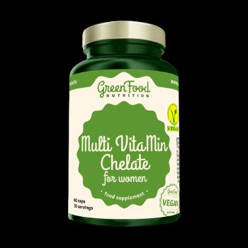 GreenFood Nutrition Multi VitaMin Chelate pro ženy 60 kapslí