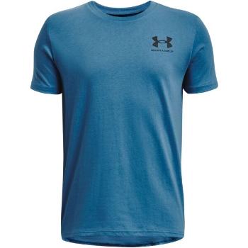 Under Armour SPORTSTYLE LEFT CHEST Chlapecké tričko s krátkým rukávem, modrá, velikost