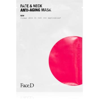 Face D Face & Neck plátýnková maska proti stárnutí pleti 25 ml