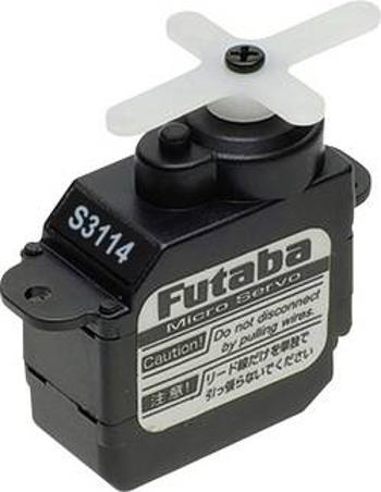 Futaba micro servo S3114 analogové servo Materiál převodovky plast Zásuvný systém Futaba