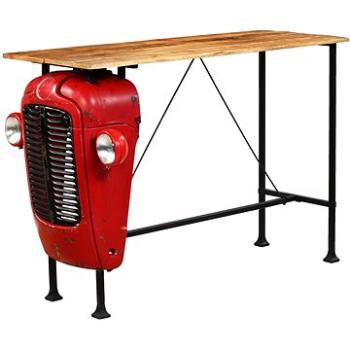 Barový stůl traktor z mangovníkového dřeva červený 60x150x107cm 246237 (246237)