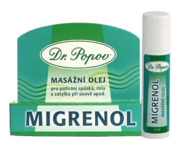 Dr.Popov Migrenol Roll-on masážní olej 6 ml