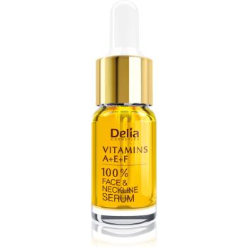 Delia Cosmetics Professional Face Care Vitamins A+E+F protivráskové sérum na obličej a dekolt 10 ml