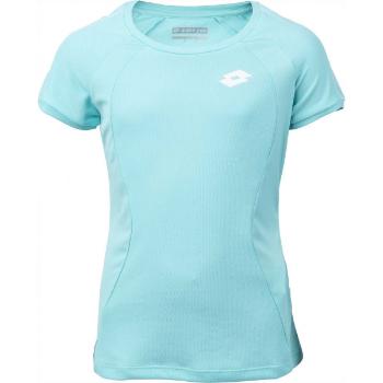 Lotto SQUADRA G TEE PL Dívčí tenisové triko, světle modrá, velikost XS