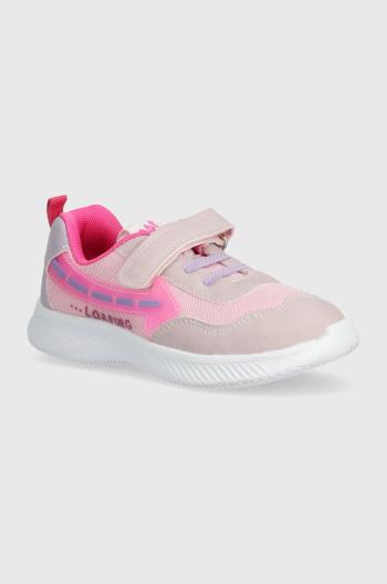 Dětské sneakers boty Garvalin růžová barva