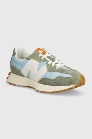 Sneakers boty New Balance 327 zelená barva, U327SC