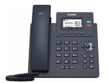 Yealink SIP-T31 SIP telefon, 2,3" 132x64 podsv. LCD, 2 x SIP úč., 100M Eth, SIP-T31