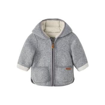 name it Outdoorová bunda Nbnmily Grey Melange