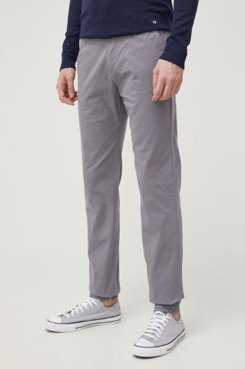 Kalhoty Tom Tailor pánské, šedá barva, jednoduché