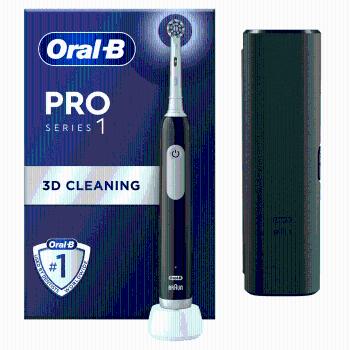 Oral-B elektrický zubní kartáček Pro Series 1 Black + cestovní pouzdro