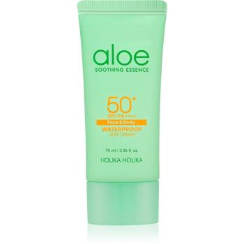 Holika Holika Aloe Soothing Essence voděodolný krém na opalování SPF 50+ 70 ml