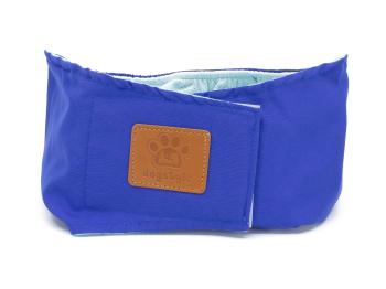 Vsepropejska Safe modrý protiznačkovací pás pro psa Obvod slabin (cm): 40-48