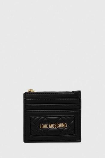 Peněženka Love Moschino černá barva