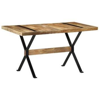 Jídelní stůl 140x70x76 cm hrubé mangovníkové dřevo 321606 (321606)