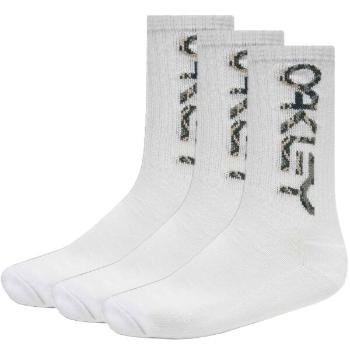 Oakley B1B SOCKS 2.0 (3 PCS) Ponožky, bílá, velikost L