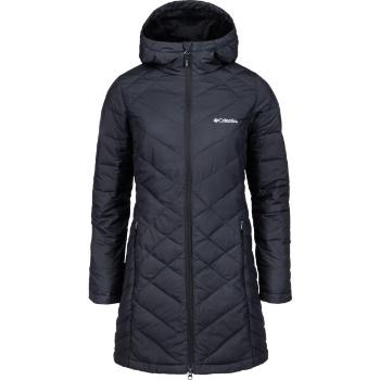 Columbia HEAVENLY HOODED LONG JACKET Dámská prodloužená  bunda, černá, velikost