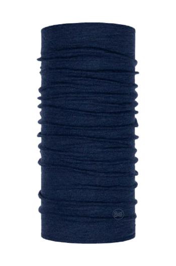 Nákrčník Buff Merino Midweight tmavomodrá barva, hladký