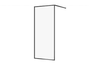 CERSANIT Sprchový kout WALK-IN LARGA ČERNÉ 90X200 TRANSPARENT SKLO S932-138