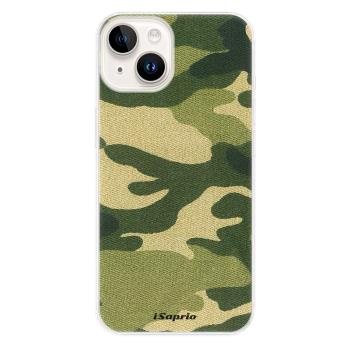 Odolné silikonové pouzdro iSaprio - Green Camuflage 01 - iPhone 15