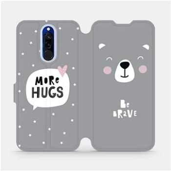 Flipové pouzdro na mobil Xiaomi Redmi 8 - MH06P Be brave - more hugs (5903516077007)