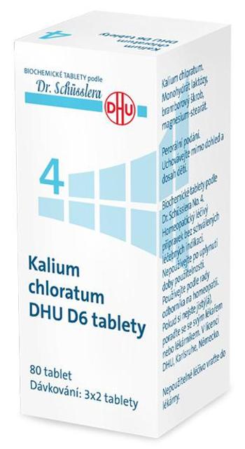 Dr.Schüssler No.4 Kalium chloratum DHU D5-D30 80 tablet