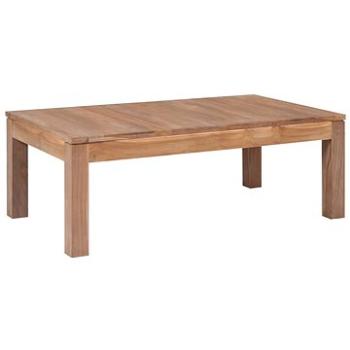 Konferenční stolek masivní teak přírodní povrch 110x60x40 cm (246955)