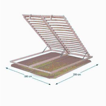 Výklopný lamelový rošt BASIC FLEX 3 ZÓNOVÝ Tempo Kondela 180 x 200 cm