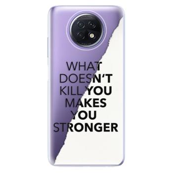 Odolné silikonové pouzdro iSaprio - Makes You Stronger - Xiaomi Redmi Note 9T