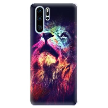 Odolné silikonové pouzdro iSaprio - Lion in Colors - Huawei P30 Pro