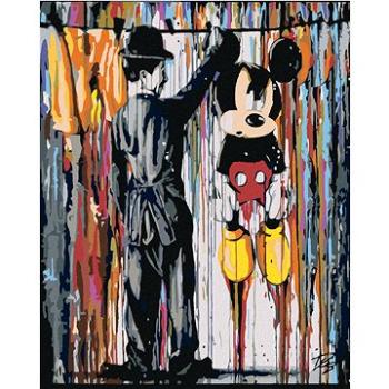 Diamondi - Diamantové malování - MICKEY MOUSE, 40x50 cm, Vypnuté plátno na rám (602129B)