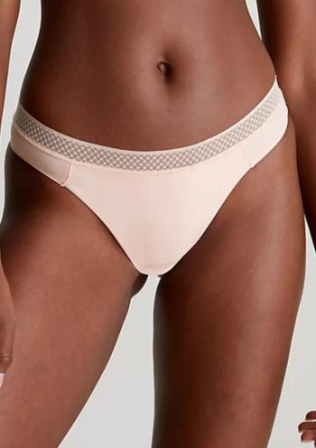 Dámská tanga Calvin Klein QF6307E L Meruňková