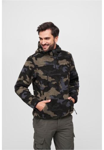 Brandit Teddyfleece Worker Pullover Jacket darkcamo - M