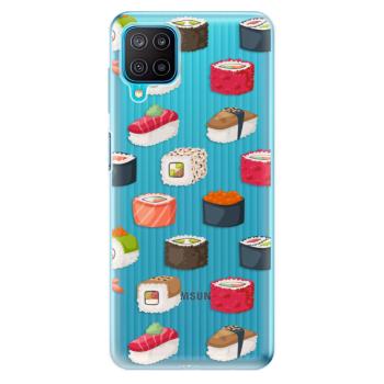 Odolné silikonové pouzdro iSaprio - Sushi Pattern - Samsung Galaxy M12