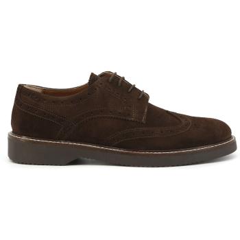 Duca Di Morrone  Enrico - Suede Brown  Nízka obuv do mesta Hnedá